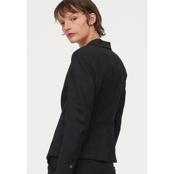 H&M EUC Slim Fitted Blazer Black Size XS Single Breasted - Picture 2 of 11